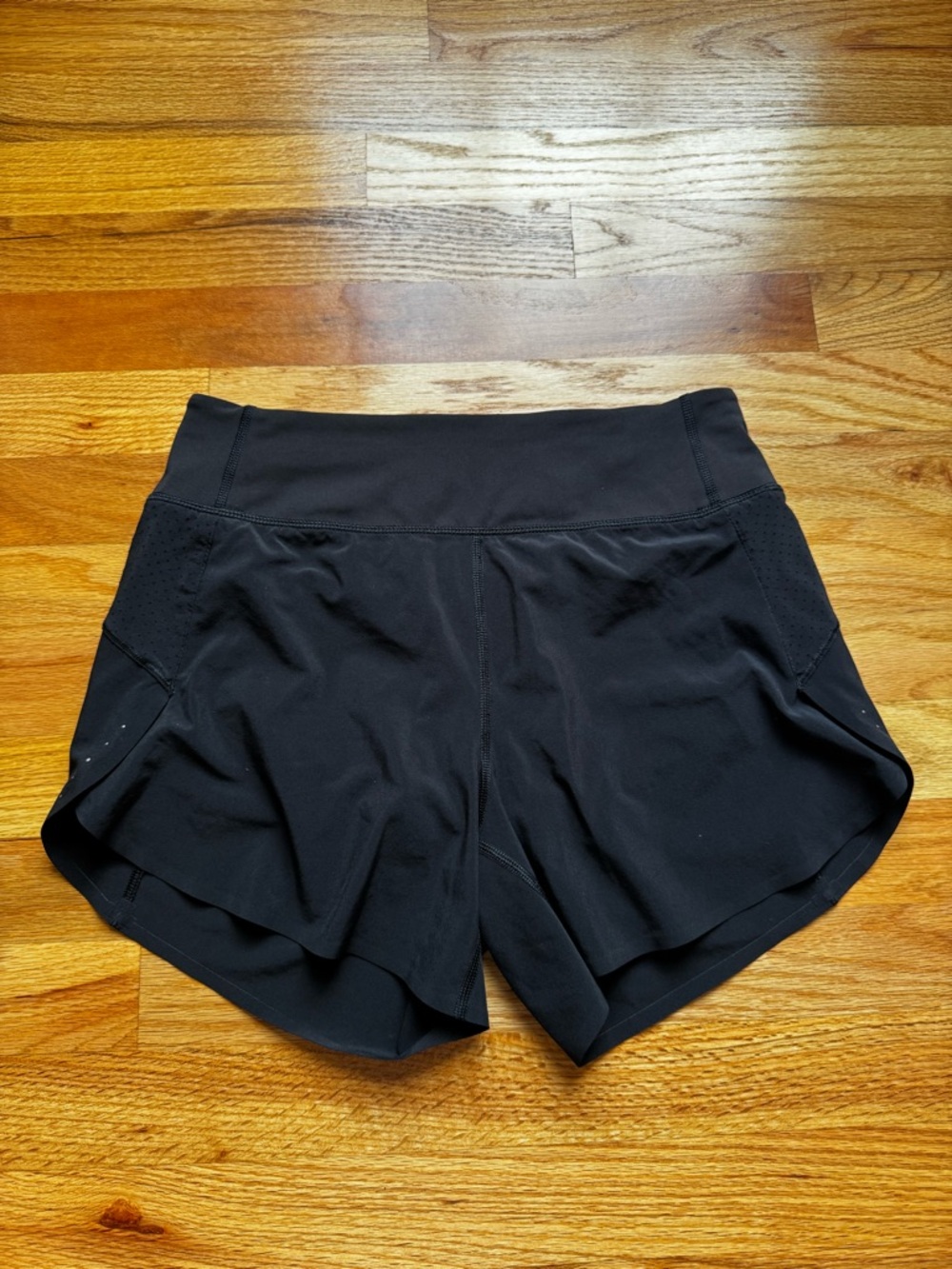 Athleta Black High-Waist Athletic Shorts